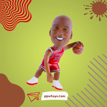 MANYI Michael Jordan Bulls Bobbleheads Action Figure 5″ Collectible Figurine