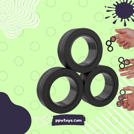 Magnetic Rings Fidget Toy Set